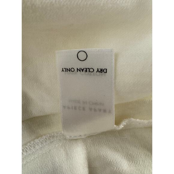 Apiece Apart Tewa Square Neck Tassel Tunic Mini Dress in Cream Color Size 4 - Picture 13 of 13
